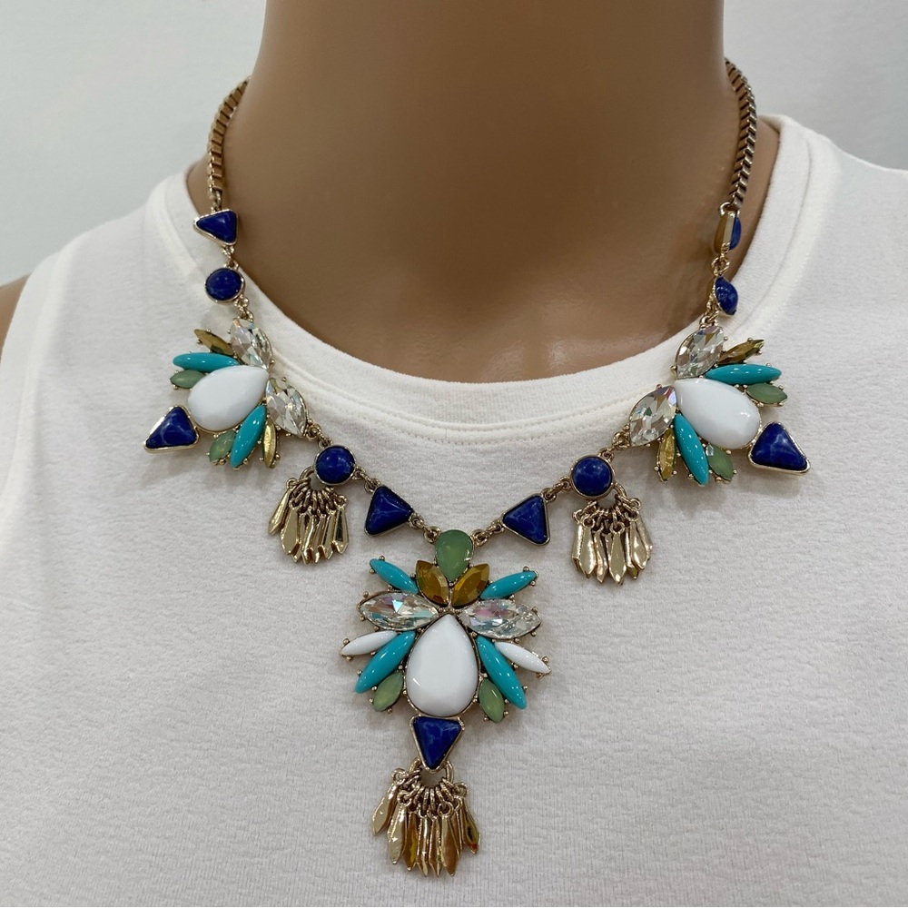 Gorgeous Kent and King Multi-Stone Statement Necklace